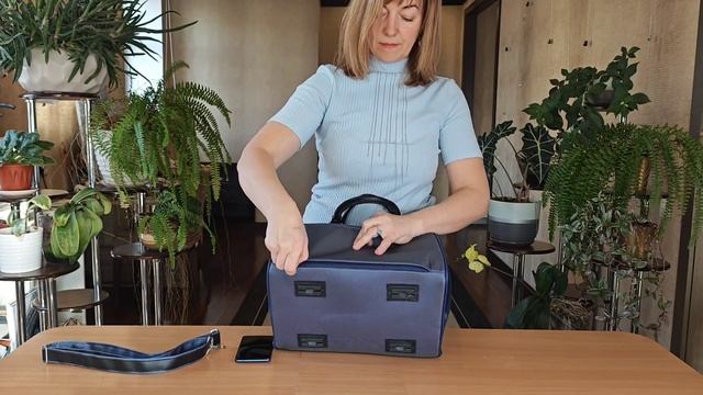 Дорожная сумка Polar 7057 синяя смотреть онлайн