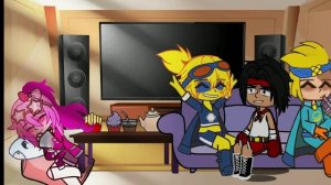 ✨🎩Реакция Героев Злыдней на видео🎩✨ [гача клуб]