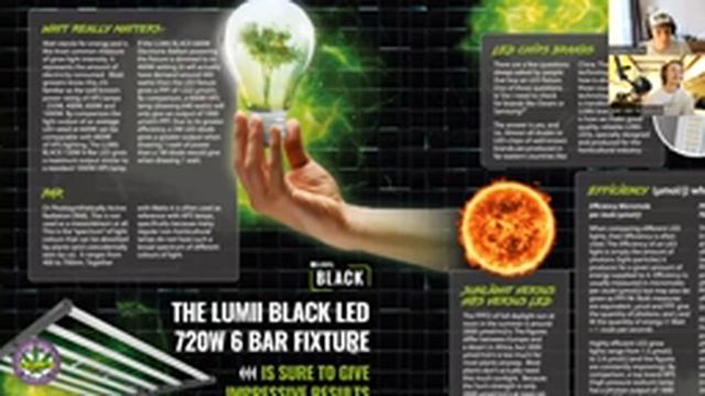 Powering an LED with a HPS Ballast Introducing the LUMii Black 720watt LED! смотреть онлайн