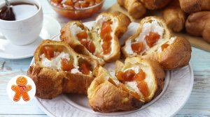 Булочки с начинкой к завтраку ✧ Поповеры