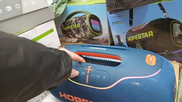 ✅ВЕЛИКАЯ КОЛОНКА HOPESTAR A80 синяя ✅ Видеоотчет Великий Новгород смотреть онлайн