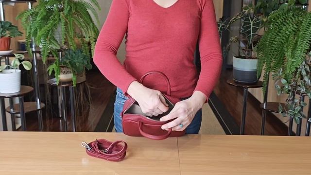 Женская сумка Pola 2430 красная смотреть онлайн