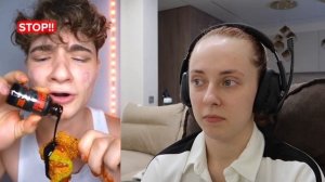 САМЫЕ ОСТРЫЕ ЧЕЛЛЕНДЖИ В МИРЕ  реакция на асмр и мукбанг  в тик ток