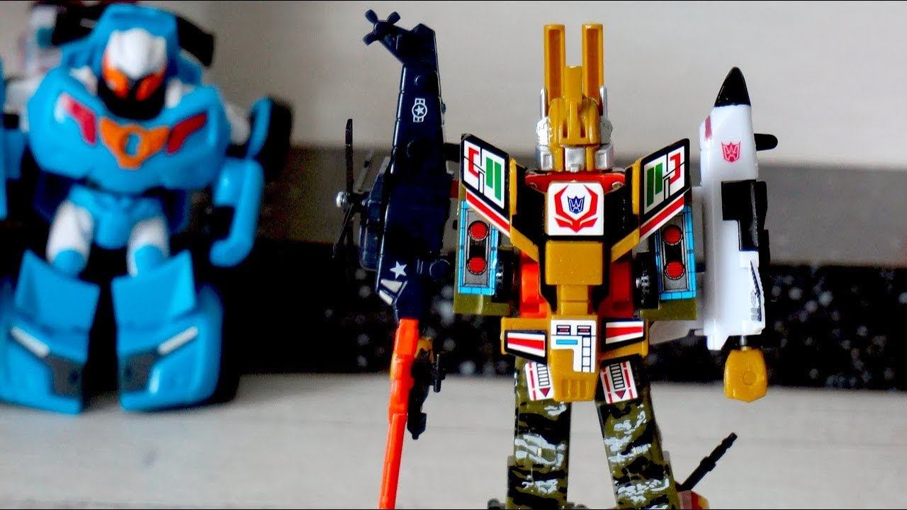 Тоботы и военный робот - трансформер. Новый защитник. Игрушки для мальчиков смотреть онлайн