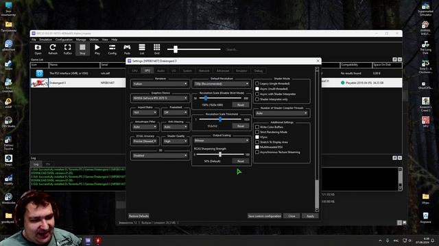 Как настроить Drakengard 3 на эмуляторе RPCS3
