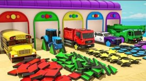 Песня Шалтая-Болтая - Замена шин в школьном автобусе - Детские стишки и песенки для малышей