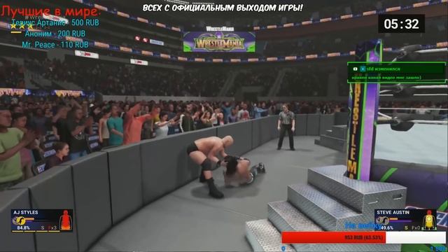 AGT - WWE 2K19| ВТОРАЯ ПОПЫТКА ПОКОРИТЬ ФЕНОМЕНАЛЬНОГО! (Проходим башню Стайлза!) Запись от 12.10.1 смотреть онлайн
