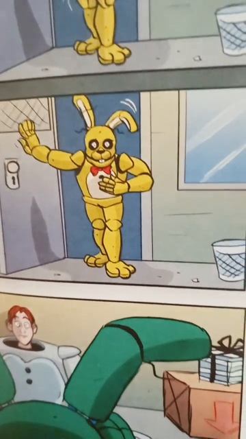 комикс FNAF серебрянные глаза