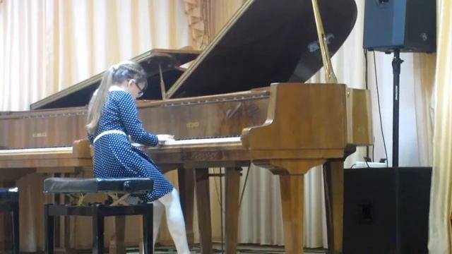 Дарья Пономарева 10 лет, А.Наседкин "Зимний вечер. Вьюга" смотреть онлайн