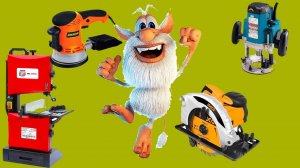 Видео с игрушками. Буба и строительные инструменты