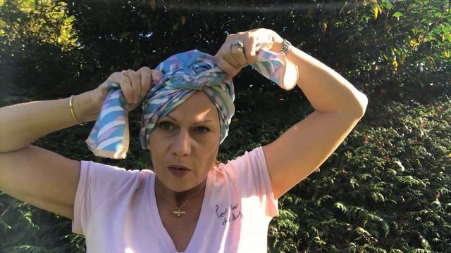 Silk Scarf Turban Tutorial смотреть онлайн