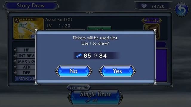 Dissidia Final Fantasy: Opera Omnia - Kuja (Hello Darkness my old friend) Event Draw смотреть онлайн