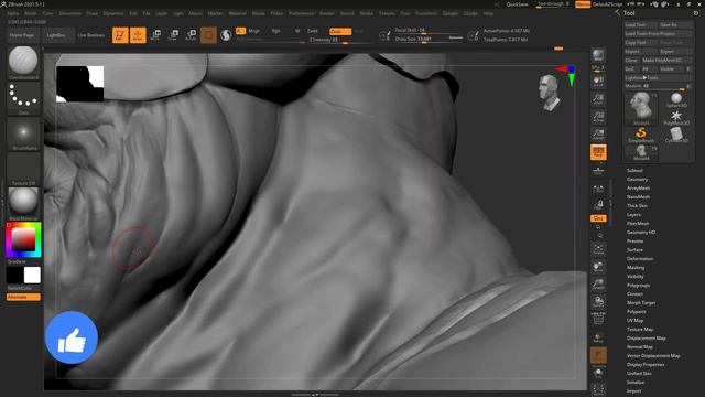 Sculpting Goblin Head in ZBrush | ArtPackStore смотреть онлайн