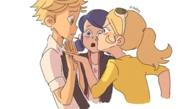 Мини комикс "Маринетт и Хлоя" смотреть онлайн