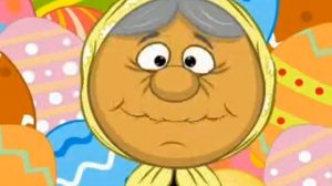 Прикольное поздравление с Пасхой!!! Бабушка поздравляет детей с пасхой