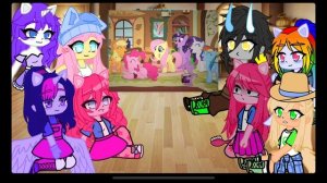 Реакция млп на тик ток+дискорд и пинкамина