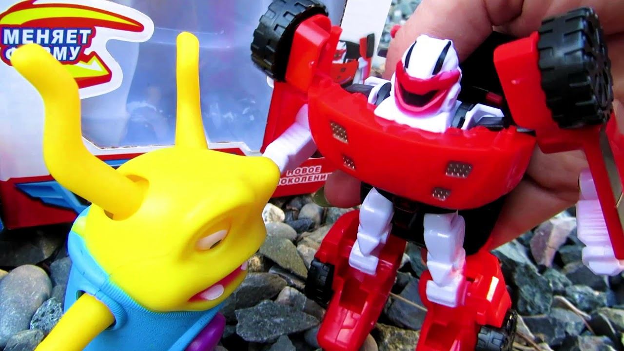 Видео с игрушками. О, игрушечные машинки и Тобот Z смотреть онлайн