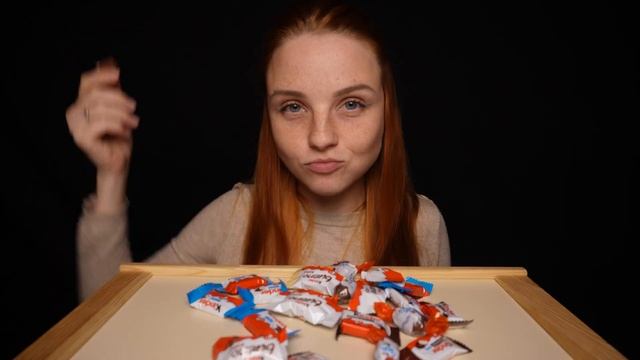 KINDER Happy Moments #Mukbang #eatingsounds No Talking (SUB) смотреть онлайн