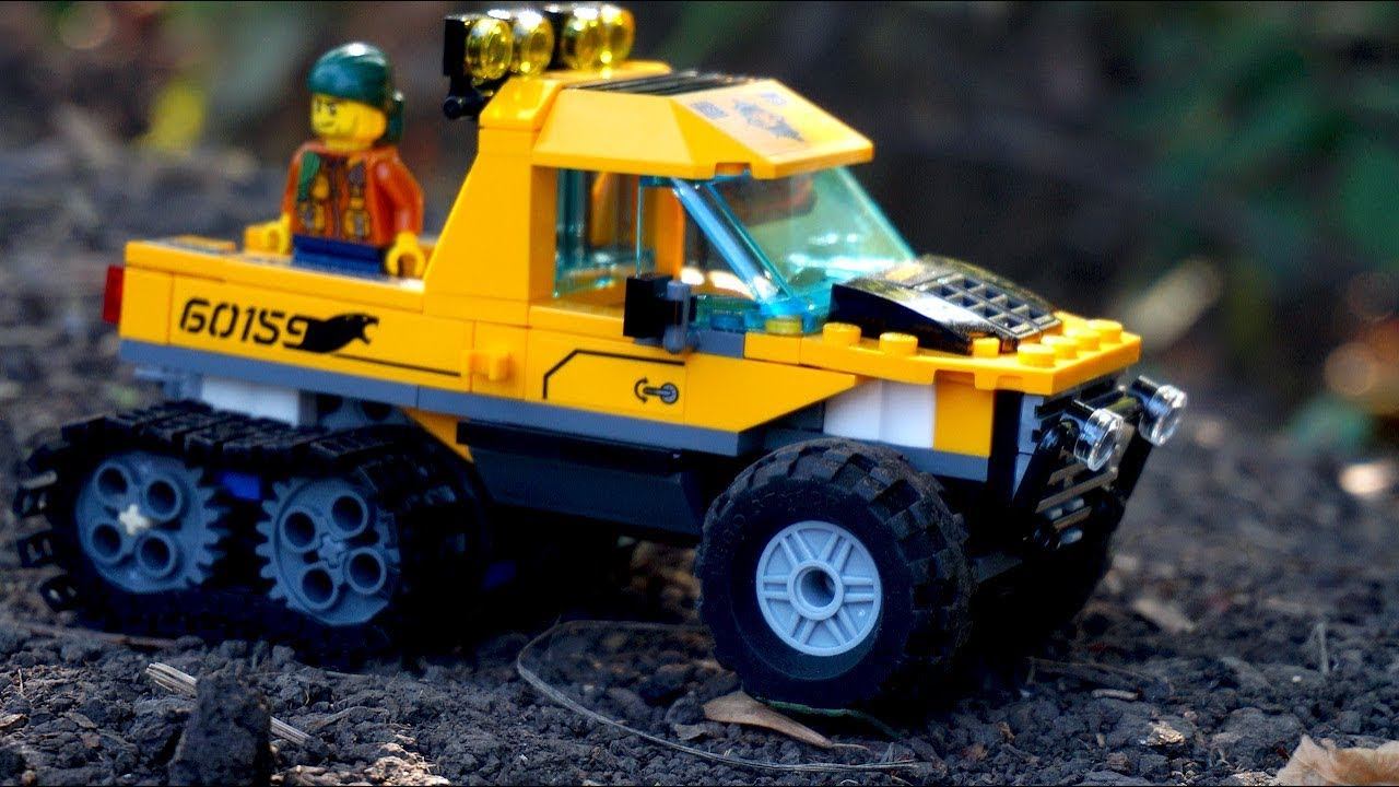 Вездеход - Лего машина. Игрушечные машинки. Эвакуатор. Видео для детей смотреть онлайн