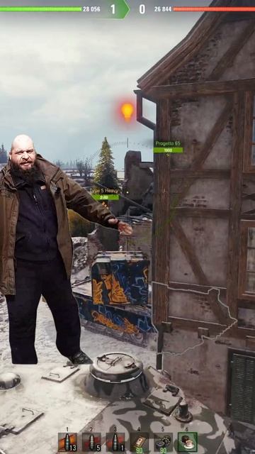 МИР ТАНКОВ Увидел - беги FV4005 Stage II  #wot #бабаха #MrZas