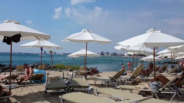 Отдых в Болгарии. Hotel Riu Helios Paradise 4. Пляж. смотреть онлайн