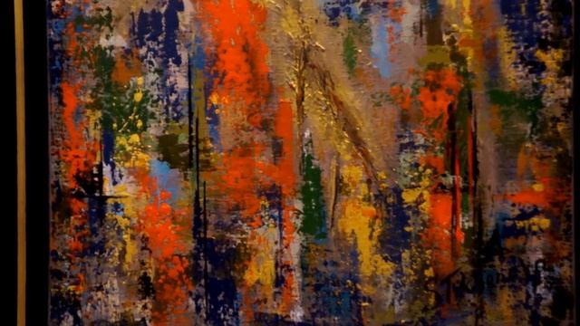 Абстракция мастихином. смотреть онлайн