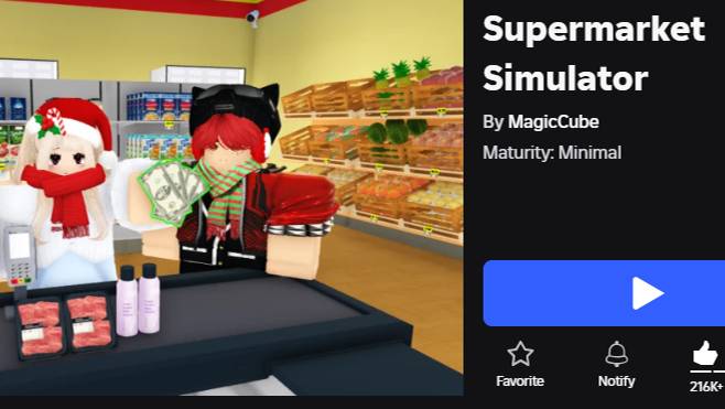 Supermarket Simulator (Симулятор супермаркета)|Roblox game смотреть онлайн