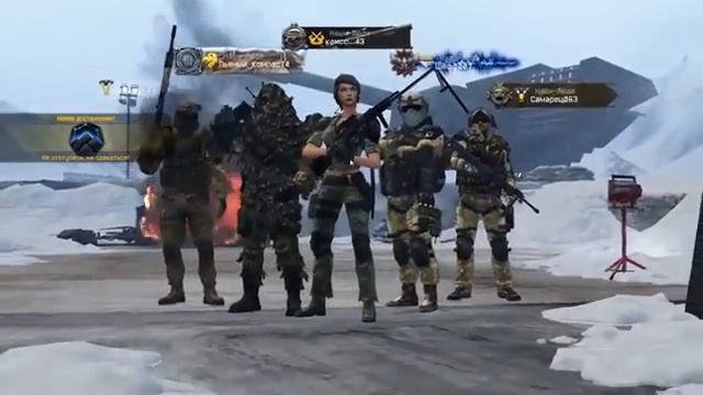 Warface Прикол со снеговиком на миссии Зенит и без смертей! смотреть онлайн