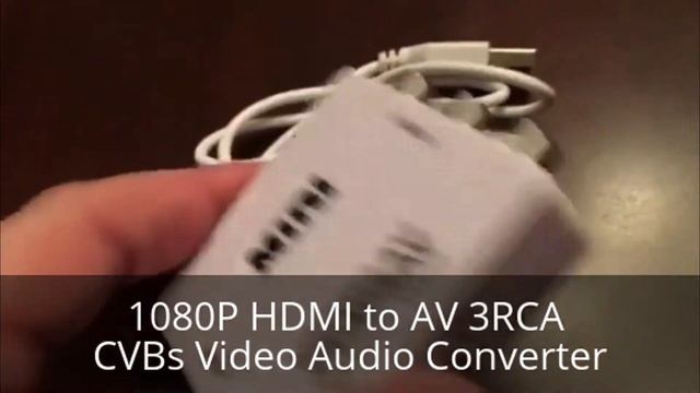 1080P HDMI to AV 3RCA CVBs Video Audio Converter смотреть онлайн
