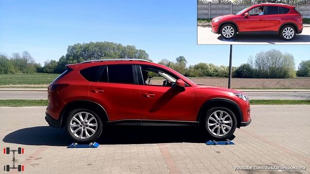 Mazda CX-5 с полным приводом против Volkswagen Tiguan 4MOTION - тест 4x4 на роликах