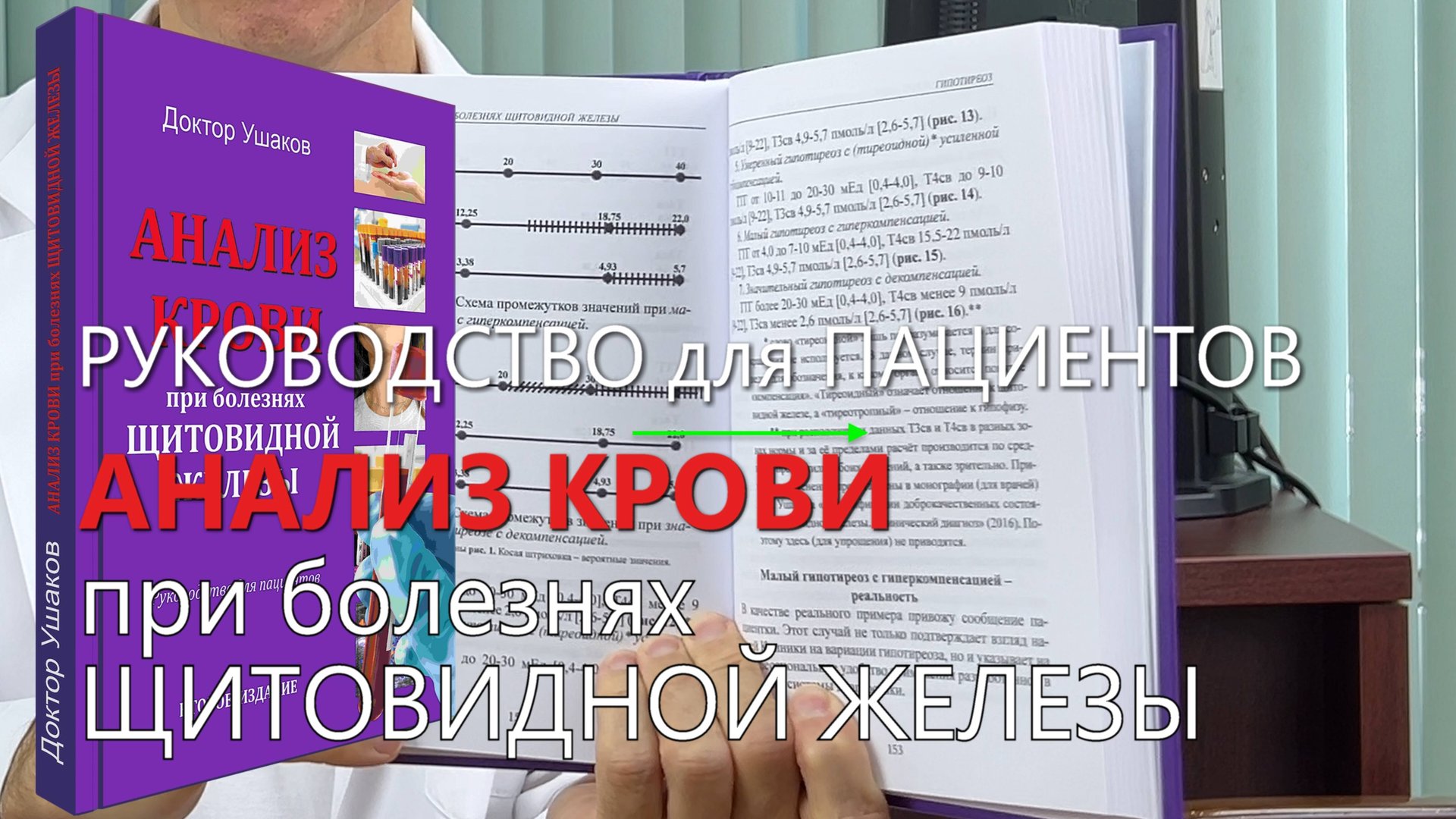 АНАЛИЗ КРОВИ при болезнях ЩИТОВИДНОЙ Железы. Руководство пациентам. 2025 2-е изд. // Доктор Ушаков