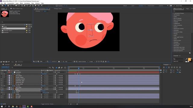 Character Animation Tutorial in After Effects смотреть онлайн