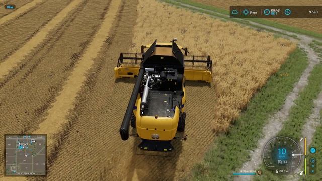 Собираю тонны пшона со всех полей в #FarmingSimulator22 #simulator #farm #mods смотреть онлайн