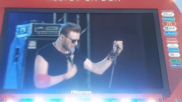 Кавер-группа Жара Fifa Fan Fest 18.06.18г.(6) смотреть онлайн