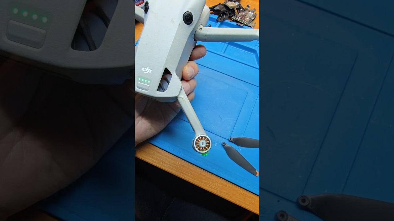 Балансировка пропеллеров залог стабильной работы квадрокоптера #ремонтквадрокоптеров #djimini3pro