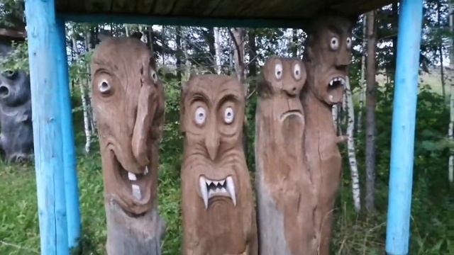 Коми-Пермяцкий парк деревянных скульптур. смотреть онлайн