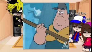 |•реакция гравити фолз на тт•| (билл,диппер,мэйбл)