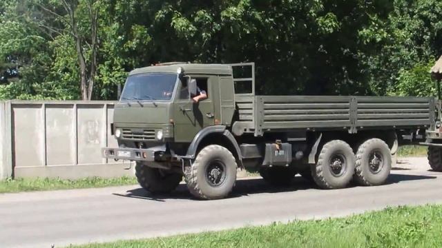 КАМАЗ 5350 буксирует КРАЗ 255Б ЭОВ-4421