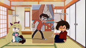 Реакция персонажей мультфильма,,Стар против сил зла"на тт 1/? #рекомендации #реакция #старпротивзла