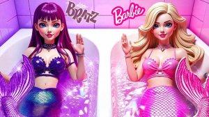 Братц и Барби: Преображение Русалки! ВОЛШЕБНЫЕ Хаки для Преображения и Побега от Опасности