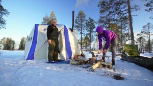РЫБАЛКЕ КОНЕЦ! 3 ДНЯ НА БОЛОТЕ В ПАЛАТКЕ / БАТЯ ГОТОВИТ УХУ /  ЖЕРЛИЦЫ, ОКУНЬ / Подводные съемки