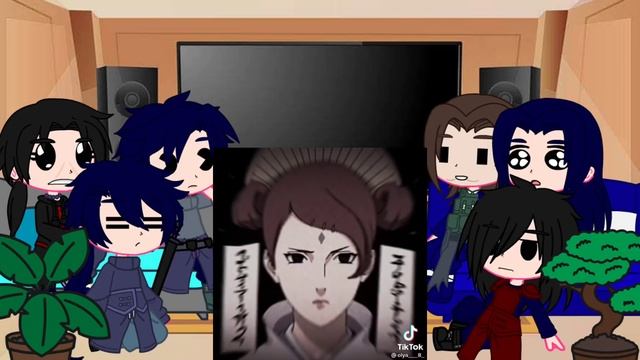 //Реакция персонажей клана учих на клан узумаки\\ ||гача||