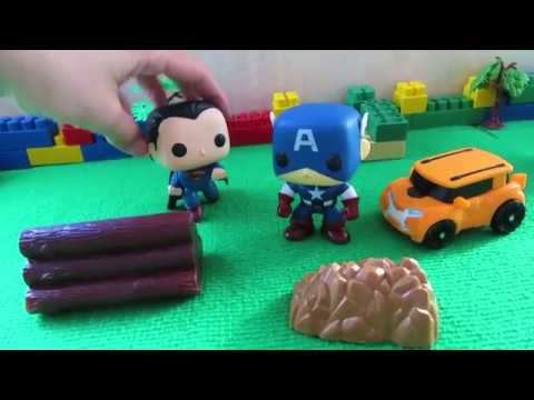 Тоботы - трансформеры и супергерои. Ищем силу супергероев. Видео с игрушками смотреть онлайн