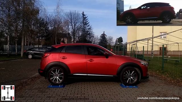 Тест Mazda CX-3 AWD против Mazda CX-5 AWD - 4x4 на роликах