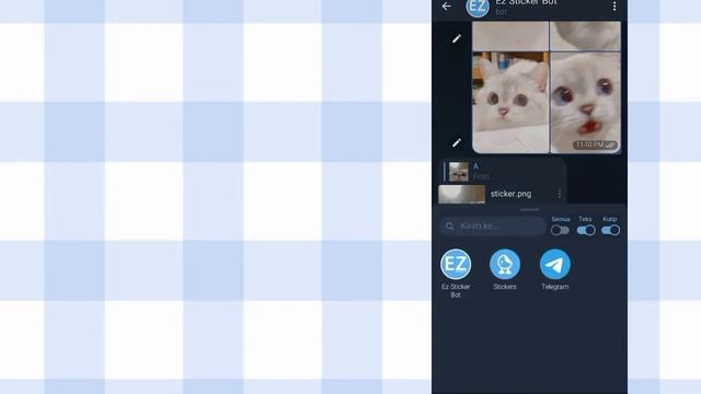Cara membuat sticker pack telegram 1 смотреть онлайн