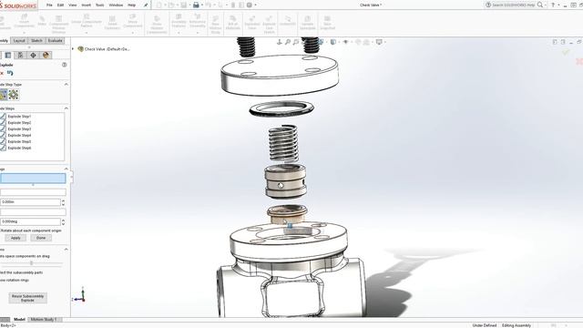 SolidWorks Tutorial: How to Create an Exploded View смотреть онлайн