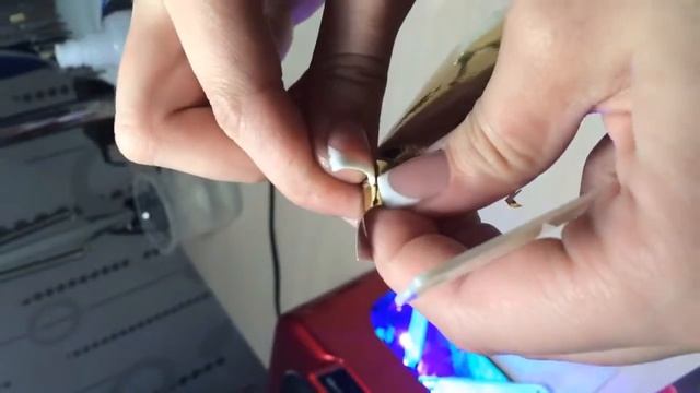 МК, пример дизайна с металлизированными наклейками от Арт Слайдер 1 смотреть онлайн