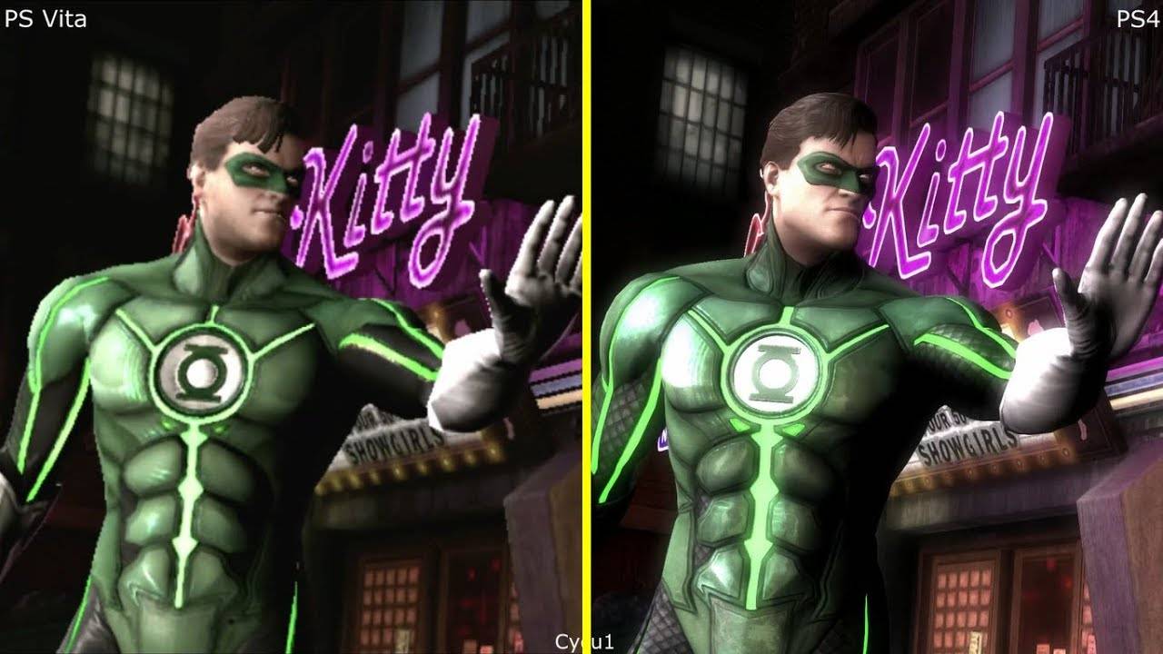 Injustice: Gods Among Us | PS Vita vs PS4 | Сравнение графики смотреть онлайн