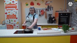 Утреннее меню. Готовим " Жареные вареные яйца".