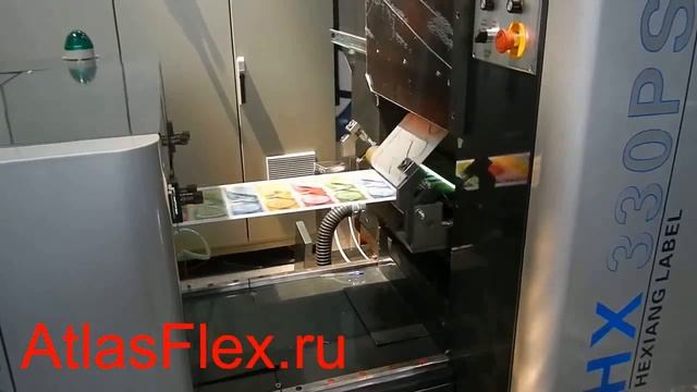 Флексографская печатная машина в работе на выставке DSCN1108 new смотреть онлайн